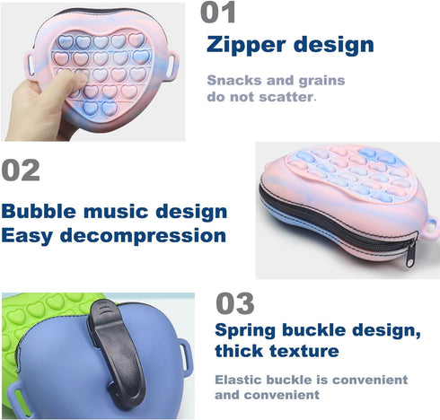 2PCS Silicone Dog Treat Pouch, Dog Training Treat Pouch for Leash, Small Dog Training Bag with Waist Belt and Waist Clip, Pet Walking Bag for Dog ...