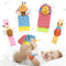 Wrist Rattle Foot Finder Sock for 0-36 Months Baby Boys and Girls, Newborn Baby Soft Hand & Feet Rattle 0-3 Years, Arm Leg Babies Development Toys...