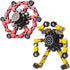 Transformable Fidget Spinners 2 Pcs for Kids and Adults Stress Relief Sensory Toys for Boys and Girls Fingertip Gyros for ADHD Autism for Kids...