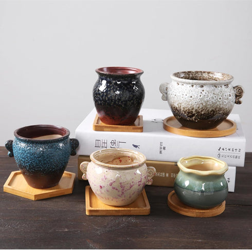 4PCS Mosaic Bamboo Coasters for Crafts, Blank Base Trays, Drinking Cup Coaster, Plant Coaster, Art Plate,DIY Mosaic Supplies (Hexagonal Platter)...