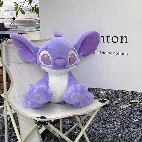 OSOCU® 10" Jumbo Purple Stltch Plush - Violet Little Monster Stuffed Animal - 100% Polyester Anime Plushies Pillow - Embroidered Stitching - Skin-...