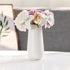 D'vine Dev 8 Inch Ceramic Flower Vase Matte Finishing, Minimalist Design for Home Décor, Bedroom, Living Room, Centerpieces, Office, White, VS-XH-...