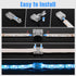 Led Strip Connectors, Transparent Led Light Connectors 4 pin 10 Pack and L Shape 4-Pin LED Corner Connectors 4-Pack for 10mm Wide Waterproof or No...