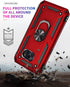 Androgate for Samsung Galaxy S7 Case with HD Screen Protectors, Military-Grade Metal Ring Holder Kickstand 15ft Drop Tested Shockproof Cover Case ...