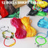Ewpats 12 Bundles Nylon String for Bracelet,Jewelry Making Satin Cord 1.5mm 252 Yard Satin Rattail Nylon Cord for Friendship Bracelets,Macrame,Key...