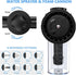 Garden Hose Nozzle Adjustable Hose Spray Nozzle High Pressure 8 Watering Pattern with 3.5Oz Soap Sprayer Power Garden Water Hose Foam Nozzle Spray...