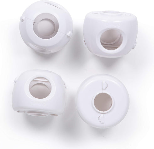 Safety 1st Parent Grip Door Knob Covers, White, One Size,4 Count (Pack of 1) (HS3260600), Packaging may vary...