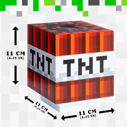 Official Minecraft TNT Light with Game Sounds - Handheld Night Light & Fun Toy for Kids...