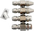 4 GPM Pressure Washer Nozzle,J Rod Tip Water Cleaning Soft Wash Nozzle kits,4 Way Jrod Washing Tip Holder,1/4" Quick Connect 0° 25° 40°...