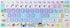Keyboard Cover for Microsoft Surface Book 2 13.5&15 inch/Surface Laptop 2017/Laptop2 2018, Silicone Skin Protector with Pattern, US Layout, Cute C...
