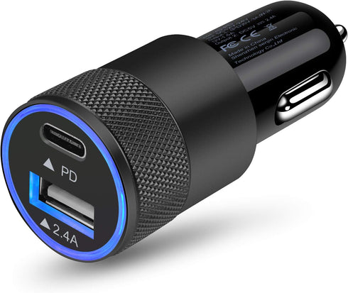 Car Charger Adapter Fast Charging for Cable iPhone 14 13 12 11 Samsung Auto Adapter for Samsung Galaxy S10 S20 A12 A50 A54 A53 A13 A14 A32 S23 S22...