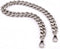 25 Inch Trendy Chunky Metal Chain Purse Handles Shoulder Strap Replacement for Handbag (Silver)...