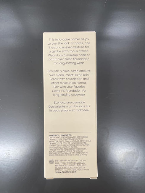 COVER FX Blurring Primer - 1 Fl Oz - Mattifying Pore Minimizing Primer - Soft-Focus Finish - Safe For All Skin Types...
