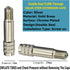 Valve Stem Extenders,4CM Valve Stem Extensions Caps High Pressure Inflate/Flow Through Valve Stem Caps Tire Caps for High Pressure Cars, Trucks, T...