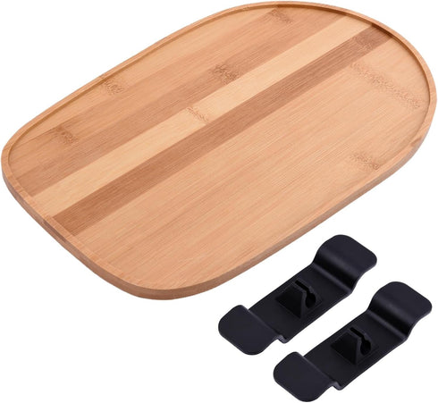 Bamboo Mixer Slider Mat, Kitchenaids Mat Slider Compatible with Kitchen Aids KitchenAids 4.5-5 Quart Mixer, Bamboo Kitchen Appliance Sliding Mat, ...