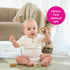 Edushape My First Shakers Boho Chic Basic Shapes - Baby Maracas with Soothing Sound - Musical Egg Shakers for Babies - Grasping and Teething Rattl...