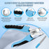 Dog Brush Kit for Shedding Short & Long Haired Cats, Self Cleaning Slicker Brush for Small Medium & Large Animals, Puppy. 4 in 1 Pet Grooming Set ...