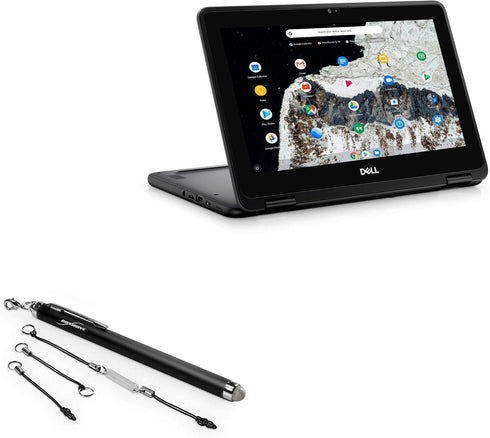 BoxWave Stylus Pen Compatible with Dell Chromebook 11 2-in-1 3100 (P30T) - EverTouch Capacitive Stylus, Fiber Tip Capacitive Stylus Pen for Dell C...