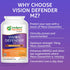 Vision Defender Meso Zeaxanthin Vegan Eye Supplement MZ- Protect and Improve Ocular Health & Eye Care, High Strength Antioxidant Carotenoid Meso-Z...