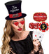 25Pcs Casino Photo Booth Props with Stick, Las Vegas Theme Selfie Props, Poker Night Birthday Party Supplies, Gambling Blackjack Photography Backd...