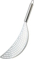 KitchenCraft Stainless Steel Half-Moon Pan Strainer/Pot Drainer, Silver...
