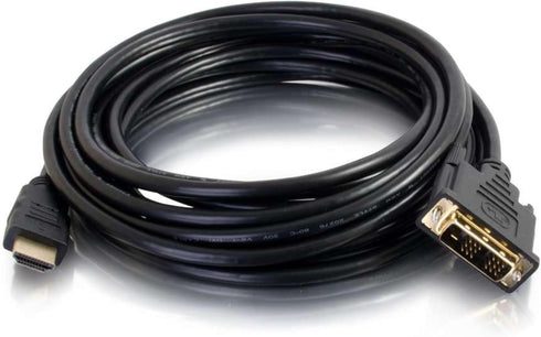 Legrand - C2G DVI to HDMI Cable, DVI-D Male to HDMI Male, Black HDMI Adapter Cable, 2 Meter (6.56 Feet) Bi-Directional Adapter Cable, 1 Count, C2G...