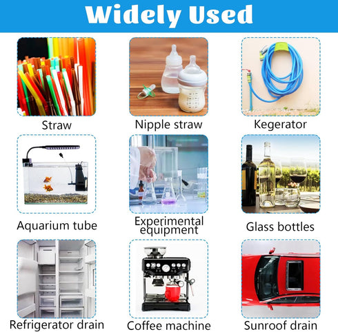 4 Pcs Straw Cleaner Brush Extra Long, 1m/39in Wire Tube Brushes with Soft Nylon Bristles Head, Wire Brush Pipe Cleaning Brush for Feeding Tubes Bo...