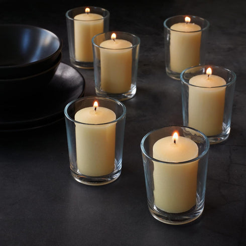Royal Imports Votive Candle, Unscented Wax for Wedding, Birthday, Party, Spa, Holiday & Home Decoration (36, Ivory, 15 Hour)...