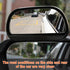 2Pcs Car Van Rectangular Blind Spot Mirror Towing Reversing Driving Stick On Adjustable Wide Angle Blind Spot Mirror for Car Van Towing Caravan...