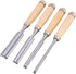 Semicircle Chisel Inner Edge Woodworking Gouge for Carpenter Wood Hand Chisel Tool Pack of 4...