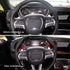 Silver Aluminum Steering Wheel Shift Paddle Extended Shifter Trim for Dodge Charger 2015+/Chrysler 300 2015-2021 (Red with Hole)...