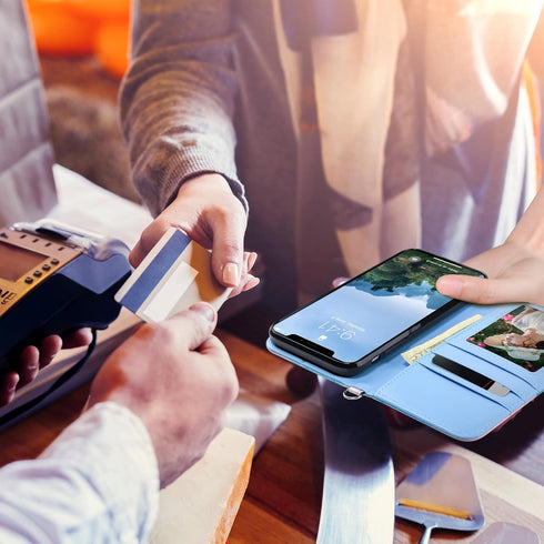 ULAK Compatible with iPhone 11 Wallet Case for Women Girls, PU Leather Flip Cover with Card Holder Kickstand, Shockproof Protective Phone Case for...