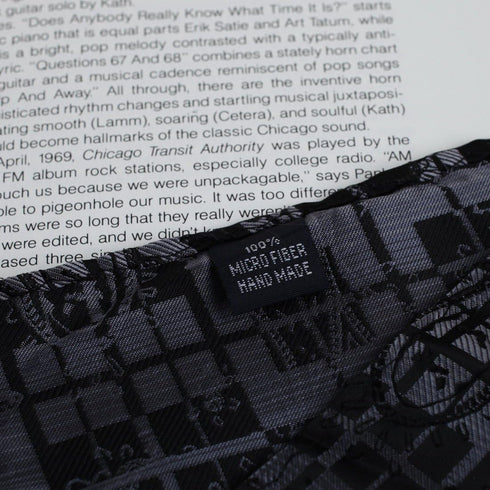 Dan Smith Handkerchief For Wedding Floral Pocket Squares Black Silky Microfiber Fabric DEE7B31D Black,Dim Gray...