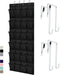 GORILLA GRIP Over the Door Shoe Organizer, 24 Large Breathable Mesh Pockets, Space Saving Hanging Storage Holder, Closet Rack Hanger Holds Up to 4...