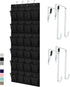 GORILLA GRIP Over the Door Shoe Organizer, 24 Large Breathable Mesh Pockets, Space Saving Hanging Storage Holder, Closet Rack Hanger Holds Up to 4...