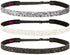 Hipsy Women's Adjustable NO SLIP Bling Glitter Headband Mixed Pack (Black/White/Gunmetal)...