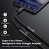 MOSWAG USB C to 3.5mm Headphone and Charger Adapter, 2-in-1 USB C to Aux Audio Jack Hi-Res DAC and Fast Charging Dongle Cable Compatible with Pixe...