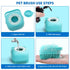 Dog Bath Brush Scrubber Pet Bath Brush Puppy Dog Soap Scrubber for Short Long Haired Dogs and Cats Grooming Cleaning...