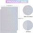Holographic Sticker Paper, 24 Sheets Transparent Holographic Laminate Vinyl Sheets Self Adhesive, Clear Overlay Lamination Sticker Film for Sticke...