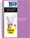 Five Star Spiral Notebook, 1 Subject, College Ruled Paper, 7" x 4-3/8", Personal Size, 80 Sheets, Purple (450048CF1-ECM)...