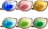 Colorful Leaf Shape Design Multipurpose Porcelain Side Dish Bowl Seasoning Dishes Soy Dipping Sauce Dishes(Set of 6)-Small...