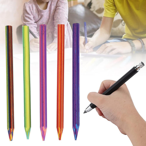 Color Mechanical Pencils, 5.6mm Mechanical Pencil Set with Rainbow Colored Refills...