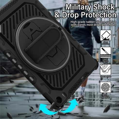 for 2023 Release FlreHD 10 Tablet Case 13th Generation with 360 Rotating Kickstand Hand Strap,(No Screen Protector, for Kids) Also for 10in Sony N...