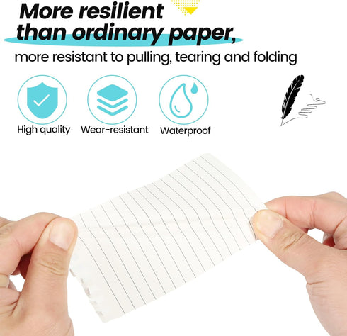 All Weather Waterproof Notebook,Small Spiral Notebook 3x5 Mini Pocket Notepad,Little Memo Pads,Write in The Rain Notebook,Field Notebook for Outdo...