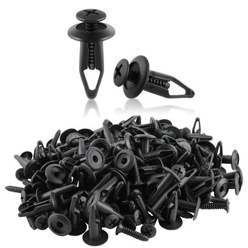 MOTOALL Plastic Bumper Rivet Clips Fastener Screw for Rhino 450 660 Yamaha Rhino Fender Hood Body 100Pcs...