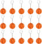 iMagitek 15 Pack Orange Basketball Keychains for Kids Party Favors Supplies, School Carnival Prizes, Party Bag Gift Fillers, Basketball Stress Rel...