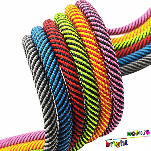 8FT Slip Lead Dog Leash, 1/3” Strong Rope Dog Leash, Adjustable No- Pull Small Dog Leash for Puppy, Small and Medium Pets...