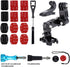 MiPremium Motorcycle Helmet Chin Mount Kits for GoPro Hero 12 11 10 9 8 7 6 5 4 3 Black Silver Session, AKASO/Campark & Other Action Camera Swivel...