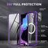 Hekodonk for Galaxy S24 Case,Compatible with MagSafe,Built-in Screen Protector & 2X Camera Lens Protector,Full Body Shockproof Protective Phone Ca...