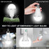 2 Pack Emergency Rechargeable Light Bulbs,Battery Operated Backup Light Bulb 9W E27 8500K 1200mAh White Equivalent Self-charging LED Light Bulbs f...
